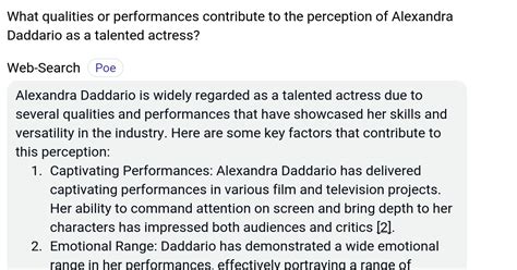 Public Image and Perception of the Talented Actress