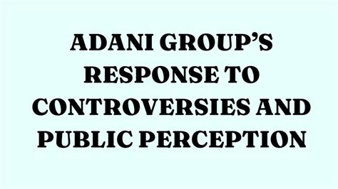 Public Perception and Controversies Overview