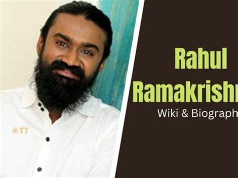 Rahul Ramakrishna Net Worth