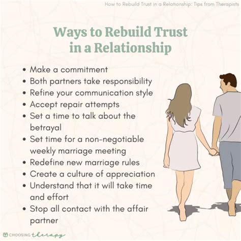 Rebuilding Trust: Steps Towards Strengthening your Relationship