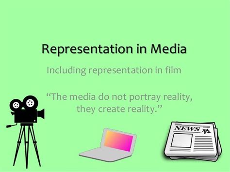 Representations and Character in the Media