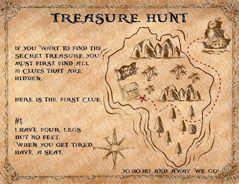 Riddles and Maps: The Art of Treasure Hunting