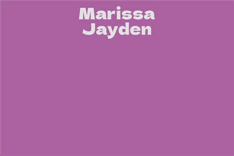 Rising Above: Marissa Jayden's Peak of Achievement