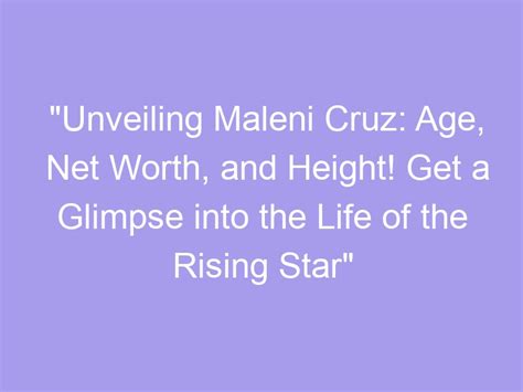 Rising Star: A Glimpse into the Life of an Up-and-Coming Talent