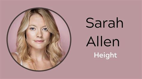 Sarah Allen's Height