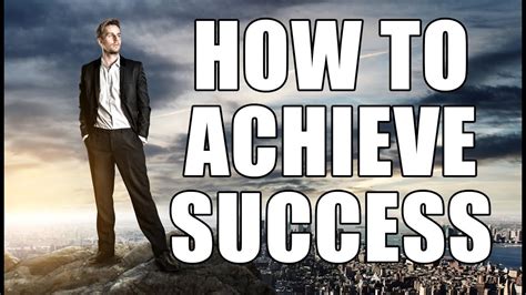 Secret to Achieving Great Success