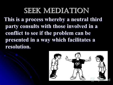 Seeking Mediation: When and How to Involve a Third Party