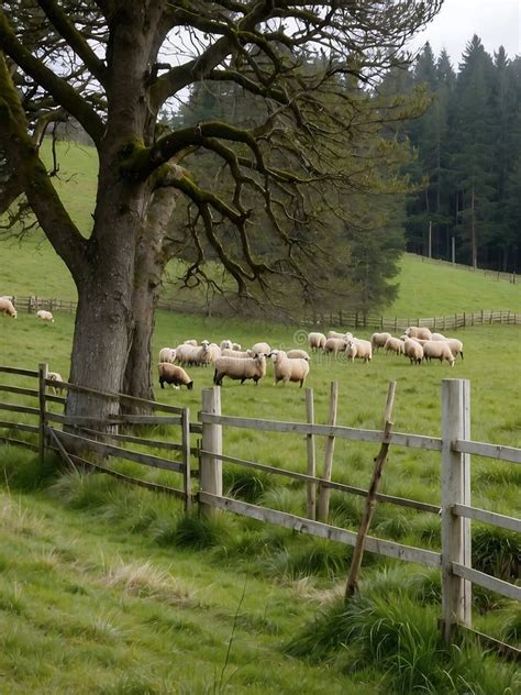 Serenity and Bliss: Exploring Tranquility through the Presence of Grazing Bovines