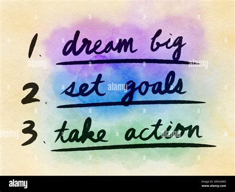 Set Clear Goals and Take Action