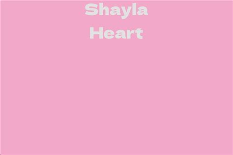 Shayla Heart's Future Plans and Projects