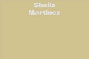 Sheila Martinez: Net Worth Revealed