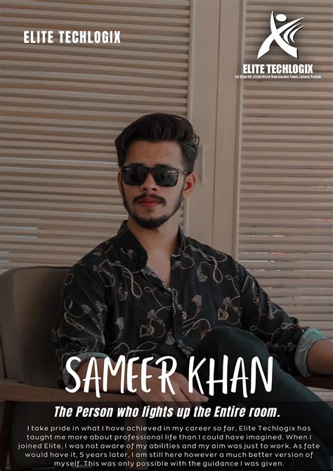 Shining a light on Sameer Danny's career