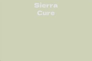 Sierra Cure's Height, Figure and Lifestyle