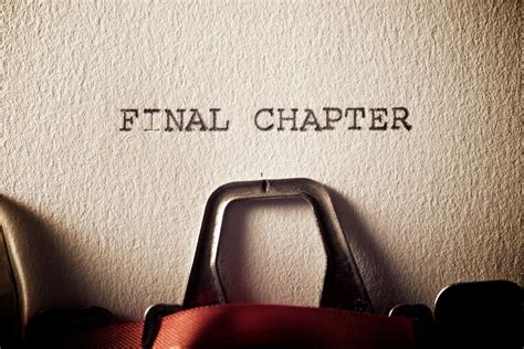 Signaling the End of a Chapter