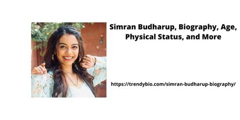 Simran Budharup's Early Life and Education