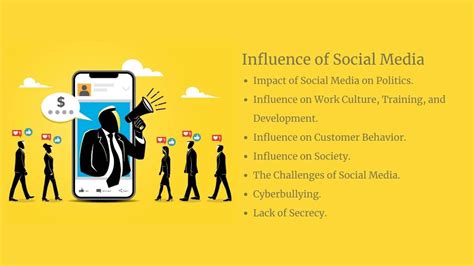 Social Media Influence and Presence of the Notable Personality