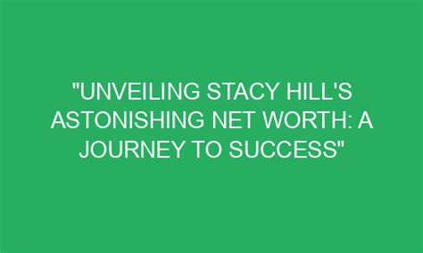 Stasy Glon's journey to success