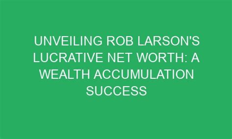 Success Story and Wealth Accumulation