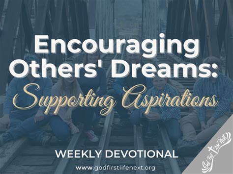 Supporting Each Other's Aspirations: Fostering Encouragement and Motivation as Life Partners