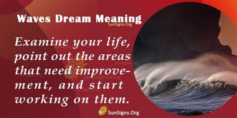 Symbolic Significance of Waves in Dream Imagery