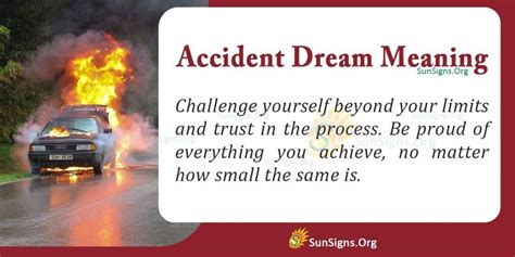 Symbolic Significance of Witnessing an Accident in Your Dream