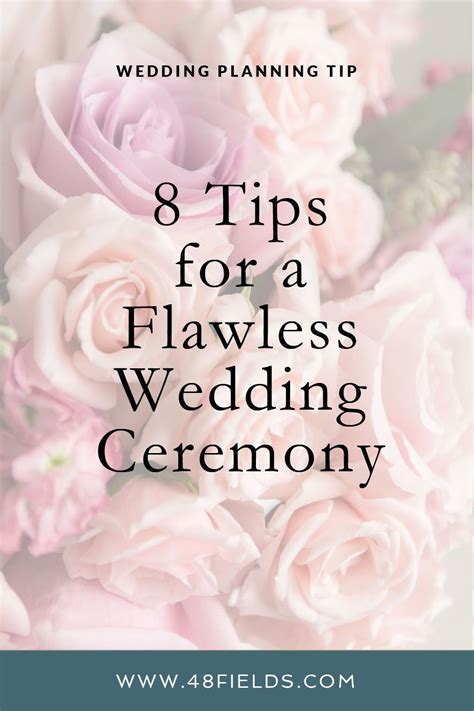 Taking Practical Steps for a Flawless Wedding