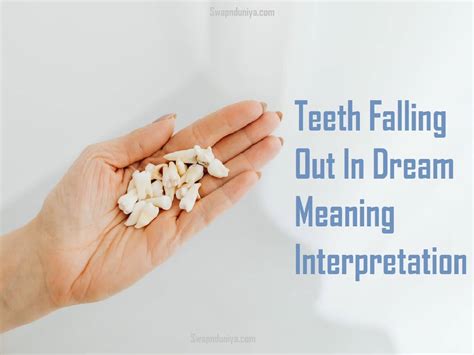 Teeth Falling Out Dreams and Anxiety