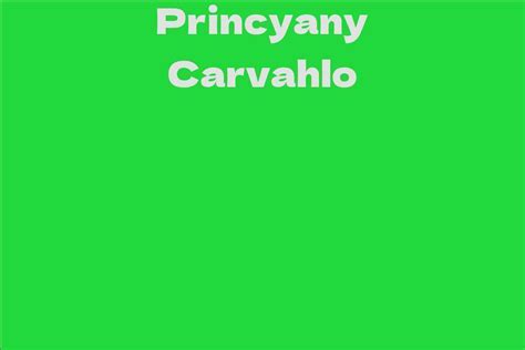 The Ascendancy of Princyany Carvahlo