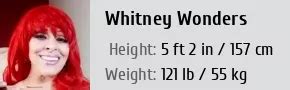 The Body Measurements of Whitney Wonders