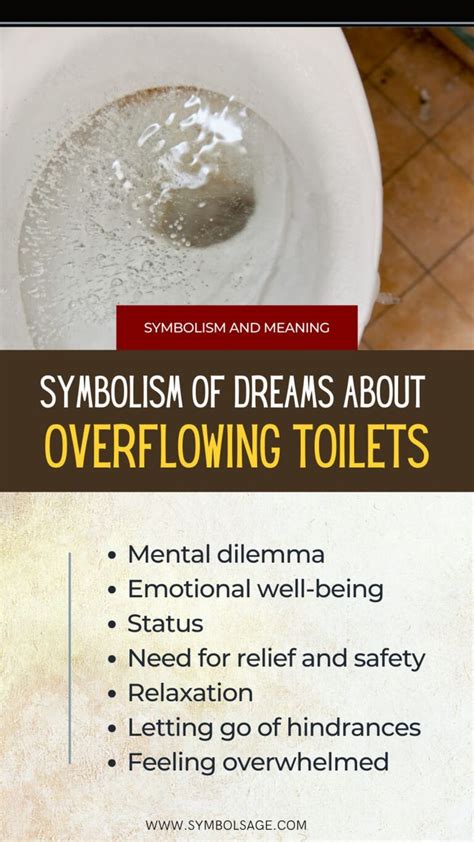 The Connection Between Dreams of a Leaking Toilet and Emotional Release