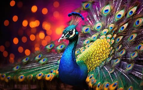 The Craft of Photography: Capturing the Exquisite Grandeur of a Peacock's Kaleidoscopic Plumage