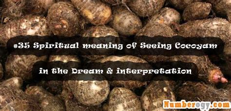 The Cultural Significance of Observing Cocoyam in Dreams