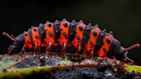 The Distinctive Appearance of the Vibrant Larva