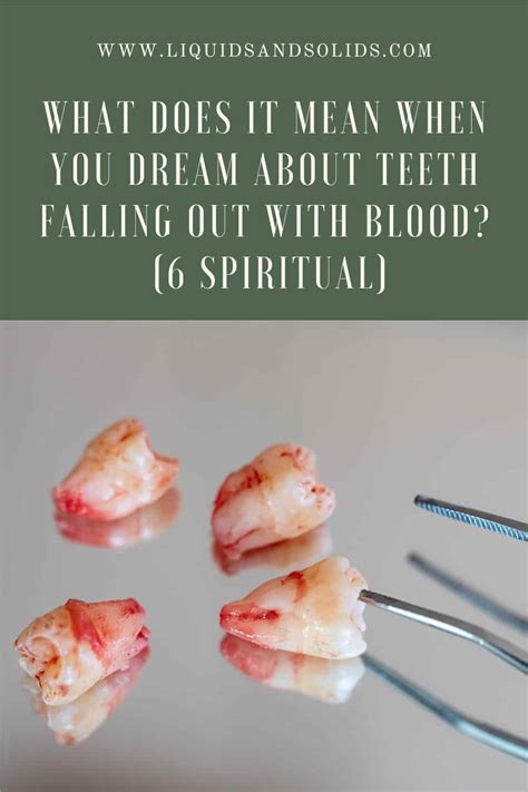 The Emotional Significance of Dreams About Bloodied Teeth