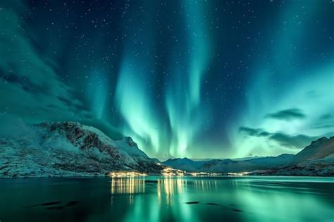 The Enchanting Dance of the Aurora Borealis in the Winter Skies