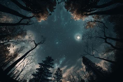 The Enchanting Serenity of Moonlit Forests