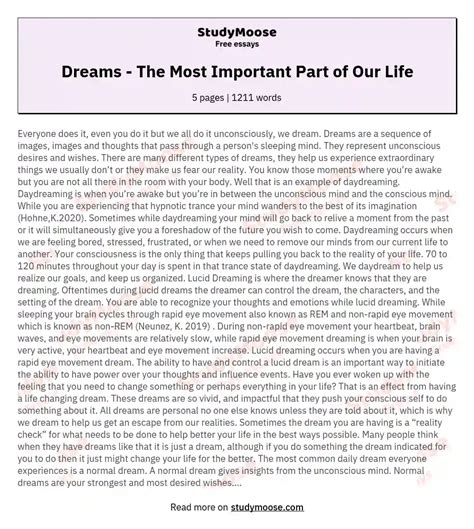 The Fascinating Link between Writing and Dreams