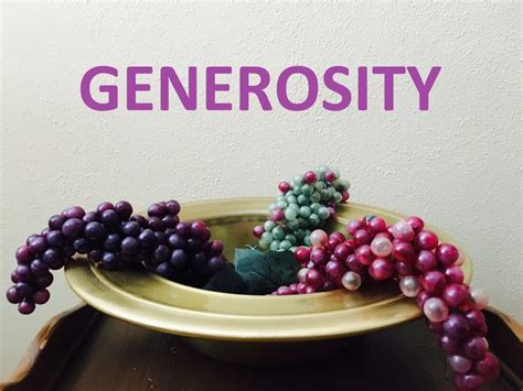 The Generous Acts of Giving by Nicole Bonner