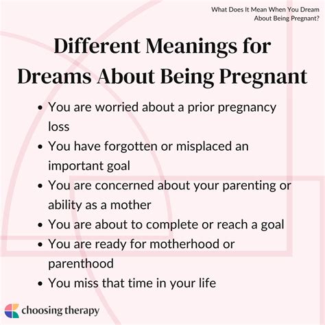 The Hidden Meaning of Pregnancy-related Dreams