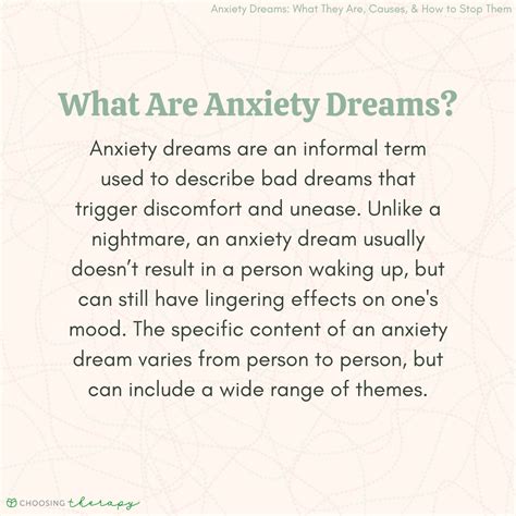 The Impact of Anxiety and Stress on Dreams of Being Unsuccessful in Finding a Child