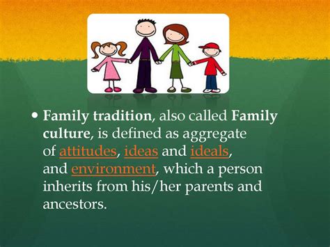 The Impact of Cultural Customs on the Bonds Within Families