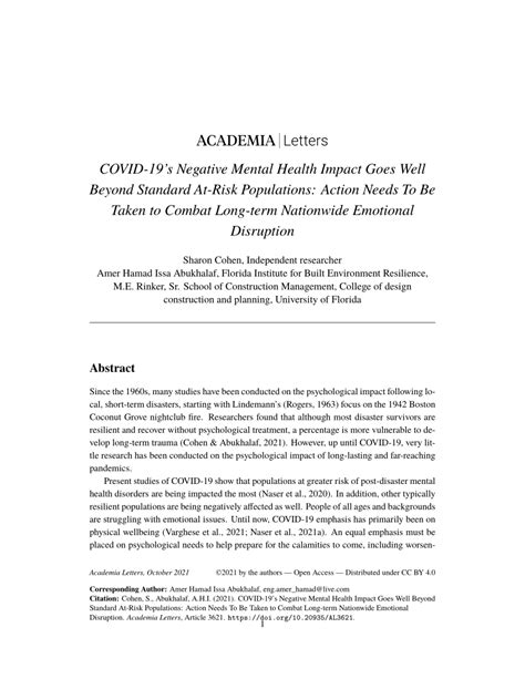 The Impact of Familial Disruption on Long-Term Psychological Well-Being