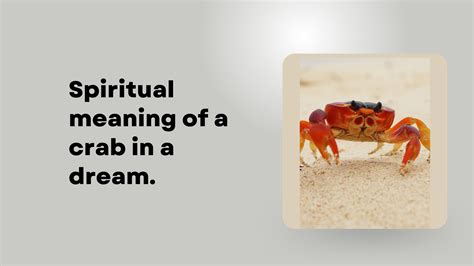 The Importance of Emotional Connection in Dreams Involving Crab-related Encounters