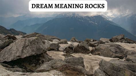 The Importance of Rocks in Dreams