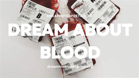 The Influence and Significance of Blood: Exploring its Presence in the Interpretation of Dreams