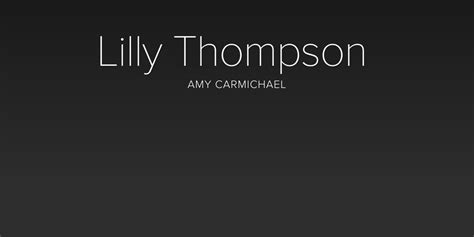 The Influence of Lilly Thomson on Popular Culture