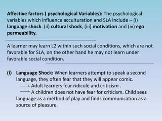 The Influence of Sociocultural Factors on the Fear of Ridicule