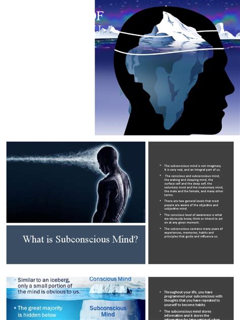 The Influence of Subconscious Thoughts: Revealing the Depths of the Mind