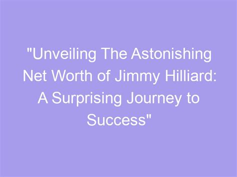 The Journey to Fame: Adrian Hilliard's Success Story