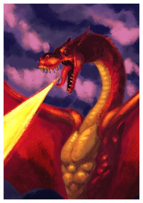 The Majestic Beauty of the Fire-Breathing Red Dragon